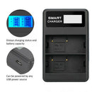Fits for OLYMPUS BLH-1 Camera Battery Charger LCD Display USB Input Portable