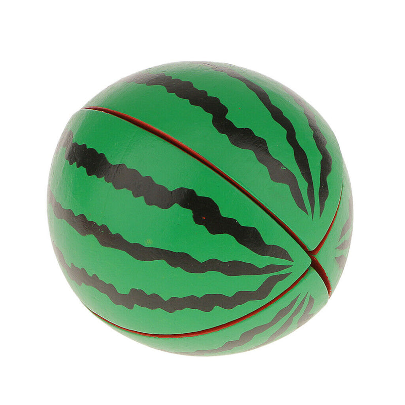 Wooden Magnetic Connected Watermelon Kids Kitchen Cutting Food Pretend Toys