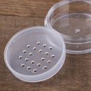 8ML Plastic empty cosmetic bottle sifter container puff jars container screw  ME