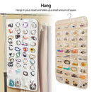 80Pockets Hanging Jewelry Organizers Storage for Holding Earring Jewelrie  OZ