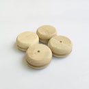 Wood Leathercraft Tool Circle Leather Edge Slicker Leather Burnisher Treatment >