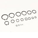 300 Pieces External C-Clips Retaining Ring Snap Rings Assortment Kit 18 Size