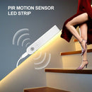 Pir Motion Sensor 60Led Bed Closet Night Light Dimmable Flexible Led Strip