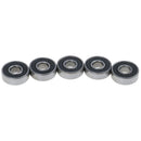 5Pcs Black ABEC-7 608RS Skateboard Roller Sealed Ball Bearings 8x22x7m OZ