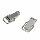 10Pcs Cabinet Spring Loaded Iron Straight Loop Toggle Latch 45mm Length Y5O9
