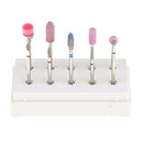 10pcs/set Cuticle Clean Nail Drill Bit File Polishing Electric Drill Bits