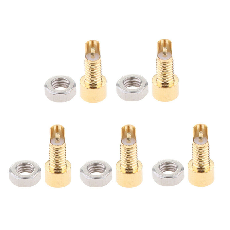 5Set Copper Plated Hearphone Earphone MMCX Connector Screws Nut Universal