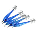 5Pcs Noctilucent Squid Octopus Catch Saltwater Fishing Lure Baits Blue
