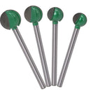 4 Pcs 6Mm Long Handle Ball Milling Cutter Round Bottom Lace Tool Round Head