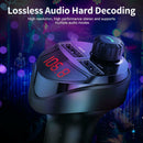 Bluetooth Car Kit MP3 FM Transmitter Music Dual USB Phone Charger Black