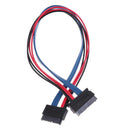 7+6Pin Male to Female Serial ATA SATA Data Power Extension Cable 30cm