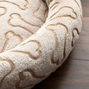 Car anti-slip pocket Bone velvet pet nest warm pet pad kennel Pet cat litte