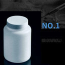 500ml White Color Wide Mouth HDPE Plastic/Solid/Capsules/Powder Bottle Nice P3B3