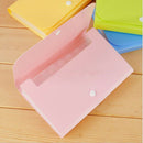 File Bag Pouch Bills Receipts Folder Card Holder Organizer Fastener  Z