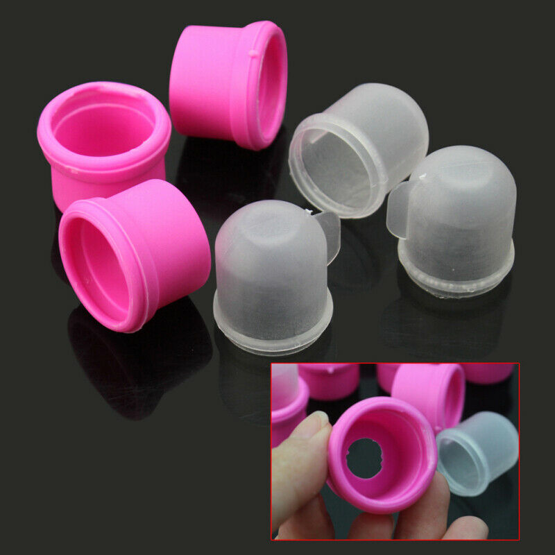 10pcs Wearable Nail Acrylic Soakers Kits Polish Remover Pink Gel Removal C FJH