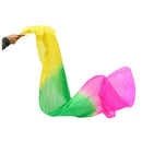 1.8m Hand Made Colorful Belly Dance Dancing Synthetic Silk Natural Bamboo L T7E8