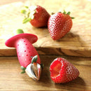 Strawberry Hullers Metal +Plastic Fruit Remove Stalks Device Tomato Stalks