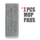 Microfiber Flat Wooden Floor Mop Automatic Spin Mop Pad