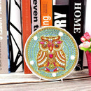 DIY Full Special Drill Diamond Painting Bird LED Night Lamp Home Decor (E)