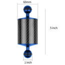 Carbon Fiber Float Buoyancy Aquatic Arm Dual Ball Floating Arm Diving CameraO1I5
