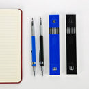 Set 2mm Lead Holder Automatic Mechanical Drafting Draughting Pencil + 12Pc Leads