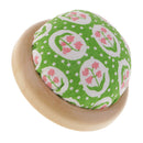 Green Wood Sewing Needle Pin Cushion For DIY Sewing Craft
