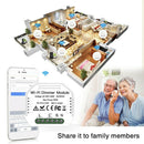DIY Smart WiFi Light LED Dimmer Switch Smart Life/Tuya APP Remote Control 1/S3X2