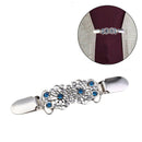 Women Cardigan Sweater Blouse Shawl Clips Brooch Shirt Collar Duck Clip Cla-MO