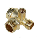 0.35" Female Thread Tube Connector Brass Check Valve for Air Compressor J3A8