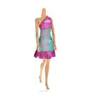 1Pc Purple and Green Single Shoulder Dresses for s Princess Dolls14cmJ* V N.ES