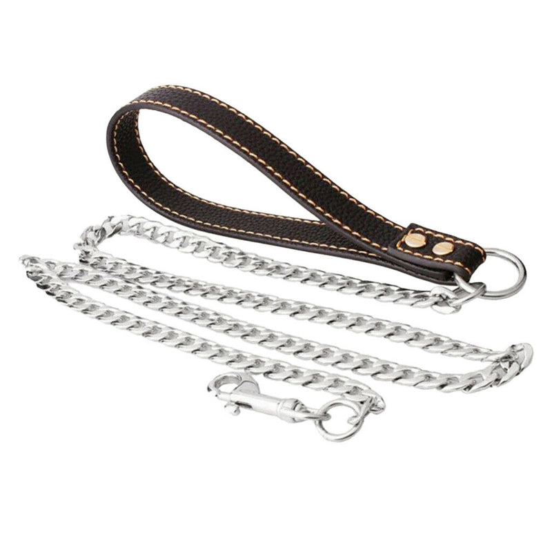 Stainless Steel Pet Dog Puppy Chain Leash Dog Traction Rope For Dog Puppy