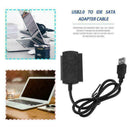 USB 2.0 to SATA IDE Hard Drive Cable For HD HDD Adapter 18Mar27 W F6G7 Powe N6E3