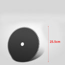 3Pcs /Set 10 inch Steel Brush Cutter Blade 40T 60T 80T Lawn Mower Grass Tri