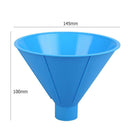 Cone Shaped Scrape Windshield Ice Scraper Funnel Remover (Blue 14.5cm) A