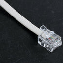 5X(Telephone RJ11 Male Line to Double RJ11 Female Jack Filter Splitter Ada V2J9)