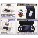 Durable Case Pouch & USB Date Charging Cable For SONY PSP 1000/2000/3000