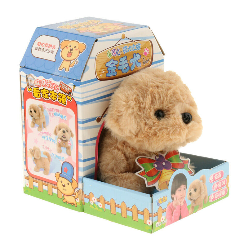 Electronic Pet Dog Interactive Plush Fuzzy Puppy - Electric Walking & Baking