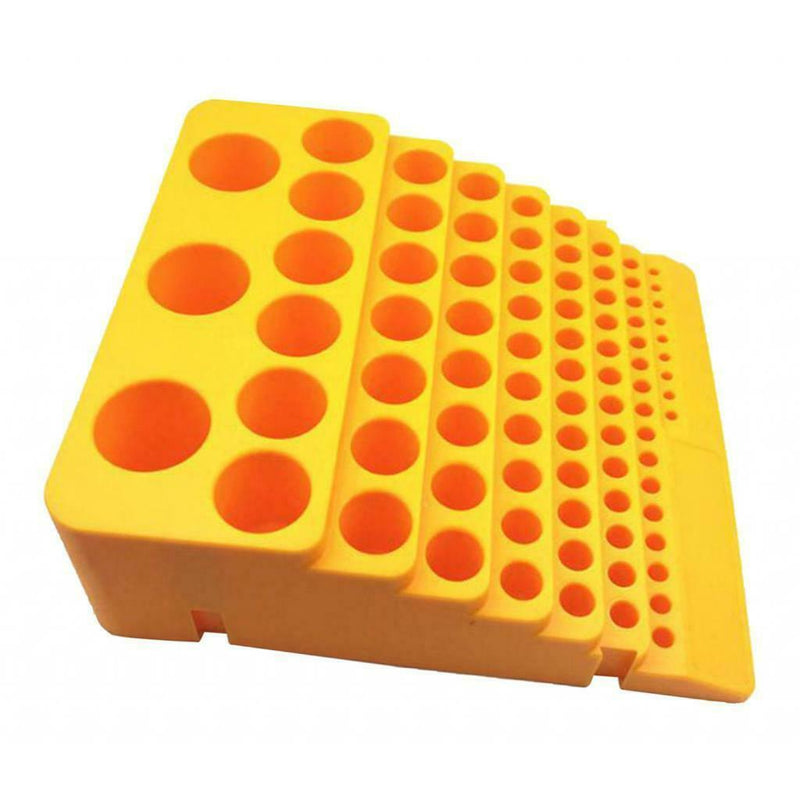 2 pcs  Universal Drill Bits Organizer Storage Case Rotary Tool Rack 84Hole