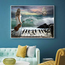 5D DIY Full Drill Diamond Painting Piano Embroidery Mosaic Kits (L1992)