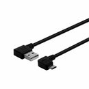 Right Angle 2.0 USB to Left Angle Mini USB Male 90 Cabl Charge L1S7 Data De J4D4
