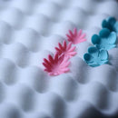 2 Pcs Baking Fondant Flowers Sponges Dry Flower Shaped Fondant Tools Artifa W9Z2