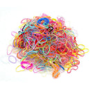 500 Pcs Women Girls Mixed Rubber Hairband Rope Ponytail Holder Elastic Hair Band