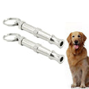 2 x Dog Training Whistle Adjustable High ultrasonic Sound key Chain Puppy acme