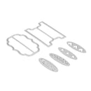 6pcs Birthday Slogan DIY Cutting Dies Stencil Scrapbook Embossing Template