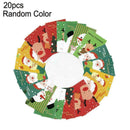 20Pcs/set Lovely Christmas Notebook Cartoon Notepad Pocket Notebook for Kid H7P0