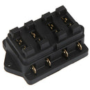 Copper Fuse Holder Box 4 Way Car Vehicle Circuit Automotive Blade Boxes Block x1