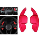 Set 2 Shift Paddle Shifter Extension fit for Audi A3 A4L A5 A6 A7 A8 S5 Q5 Red