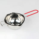 Stainless Steel Universal Melting Pot, Double Boiler Insert, Double Spouts,