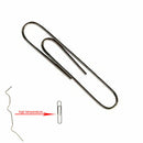 Self Bending Illusion Memory Change Metal Paper Clip Wire Trick Toys Magic Prop