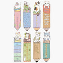 30pcs/lot Cute Funny Cat Shaped Paper Bookmark Gift Stationery Film Book_Mark